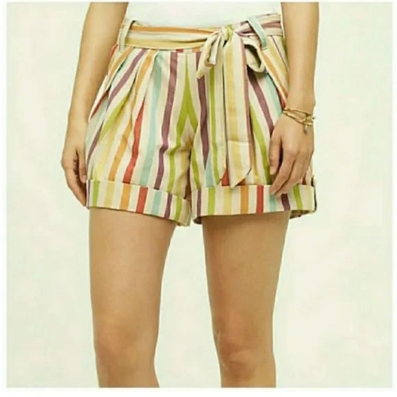 NWOT Anthropologie Eva Franco Striped Shorts